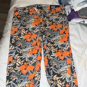 FUN Floral Printed RES Denim